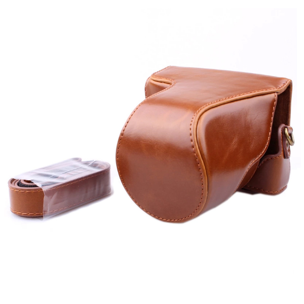 Leather case bag strap for Canon EOS M10 กระเป๋าหนัง